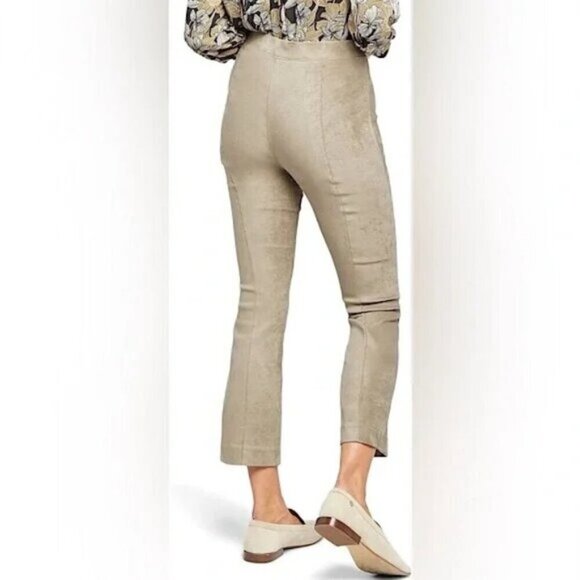 NYDJ Faux Suede Pull-on Bootcut Pants In Saddlewood Size 18 - Picture 2 of 7